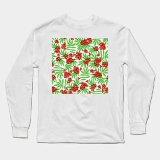 Rowan Berry Pattern in Gouache Long Sleeve T-Shirt